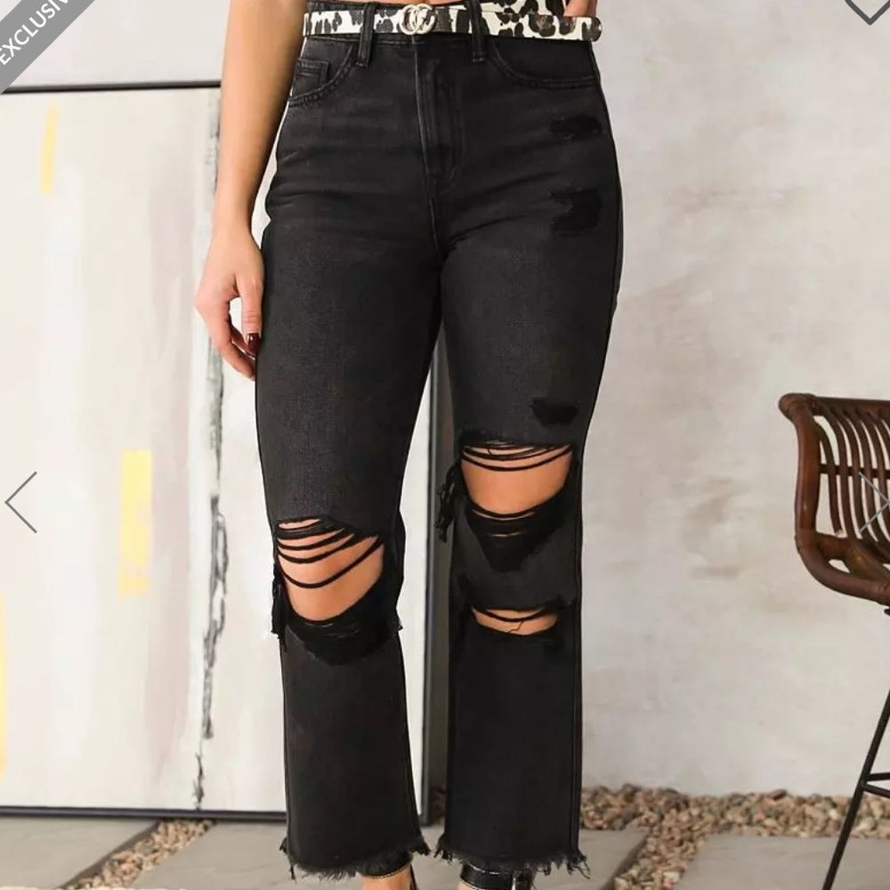 Women’s black jeans